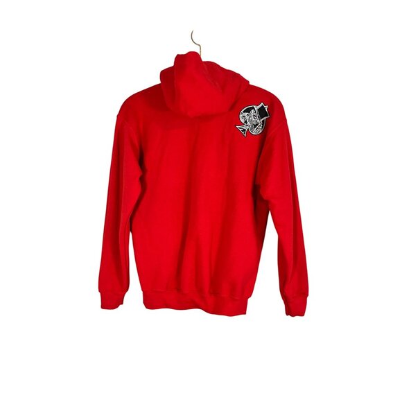 Retro Pirate Skeleton Halloween Grunge Punk Hoodie Patches Kid L Preppy Classic - Picture 4 of 13